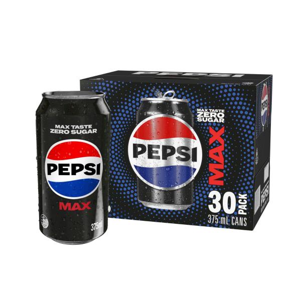 PEPSI MAX SOFT DRINK 30 PACK