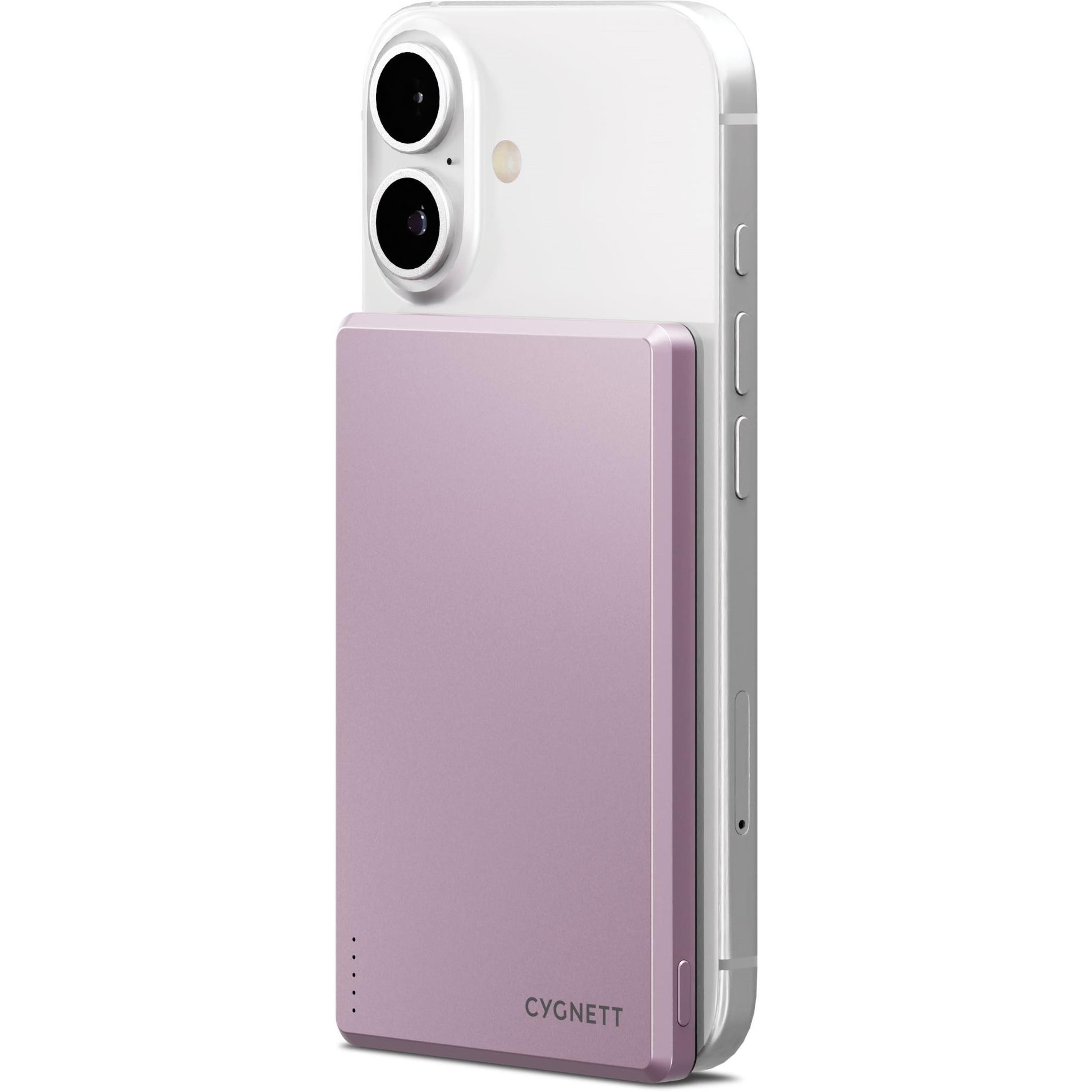 Cygnett Charge Connect 5K Magnetic Slim Power Bank (Pink)