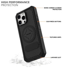 Rokform Rugged Case for iPhone 16 Pro Max (Black)