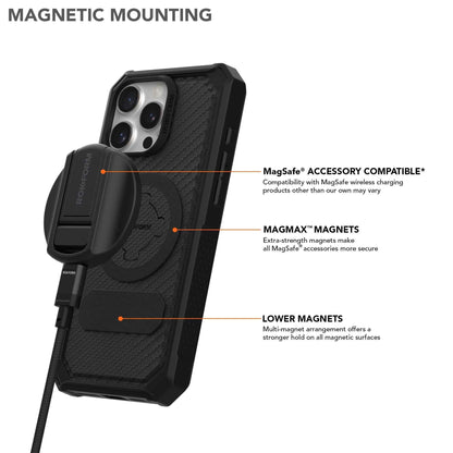 Rokform Rugged Case for iPhone 16 Pro Max (Black)