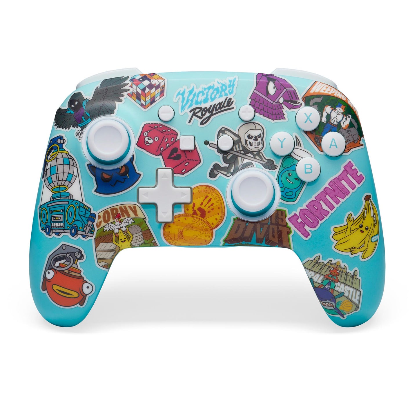 PowerA Enhanced Wireless Controller for Nintendo Switch (Fortnite Sticker Mania)