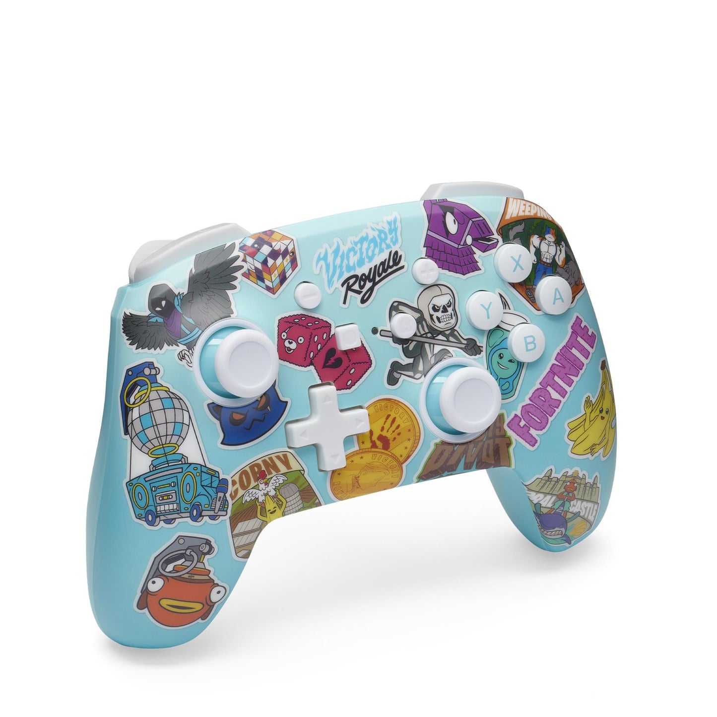 PowerA Enhanced Wireless Controller for Nintendo Switch (Fortnite Sticker Mania)