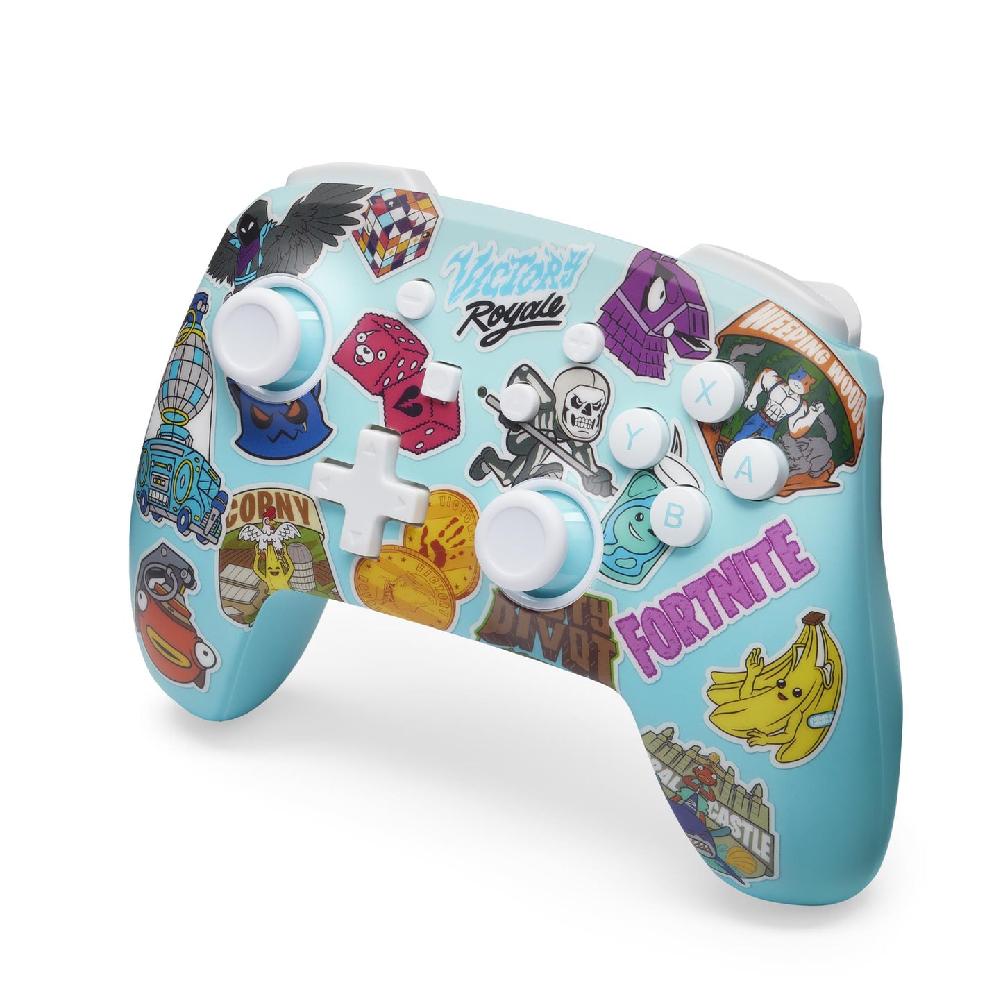 PowerA Enhanced Wireless Controller for Nintendo Switch (Fortnite Sticker Mania)