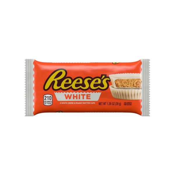 REESES PEANUT BUTTER CUP WHITE 2 PK 39G