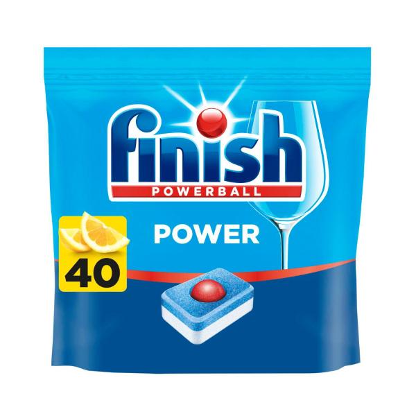 FINISH POWER DISHWASHING TABLETS LEMON 40 PACK
