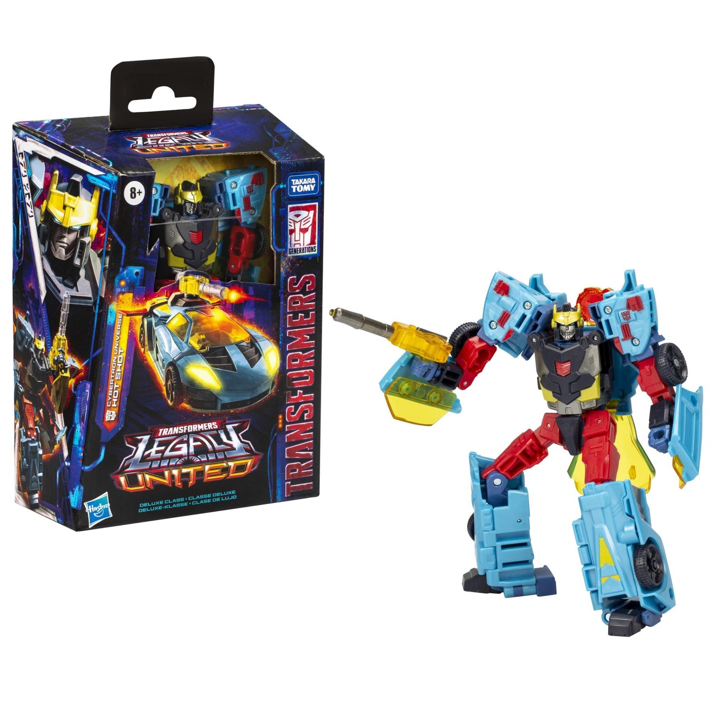 Transformers - Legacy United: Deluxe Class Cybertron Universe Hot Shot Figure