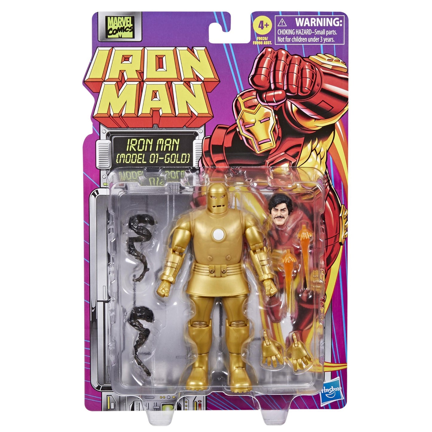 Marvel - Legends Series: Iron Man (Model 01 - Gold) Figure