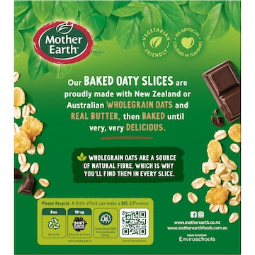 Mother Earth Baked Oat Slices Chocolate Oats 6 pack