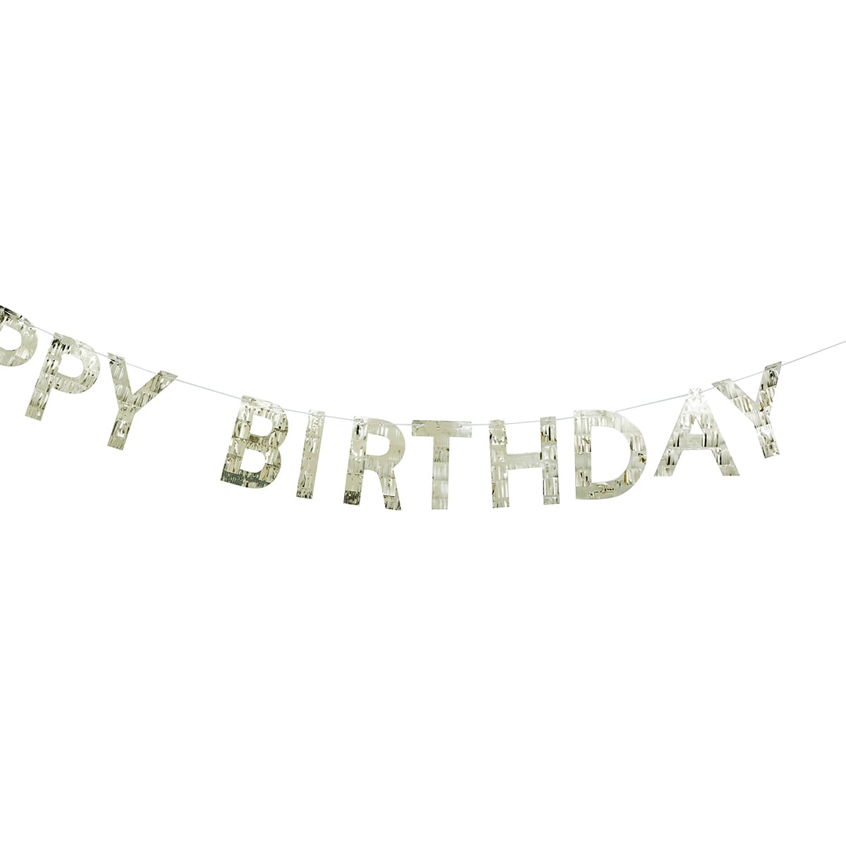 Happy Birthday Foil Bunting