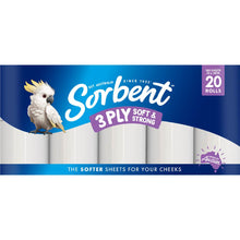 Sorbent 3PLY Silky White Toilet Paper 20 pack