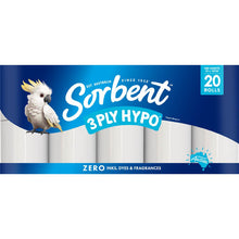Sorbent 3PLY Hypo-Allergenic Toilet Paper 20 pack