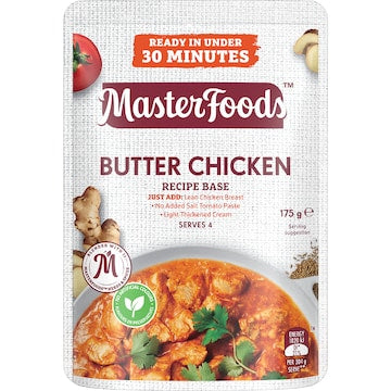 MasterFoods Butter Chicken Recipe Base 175g