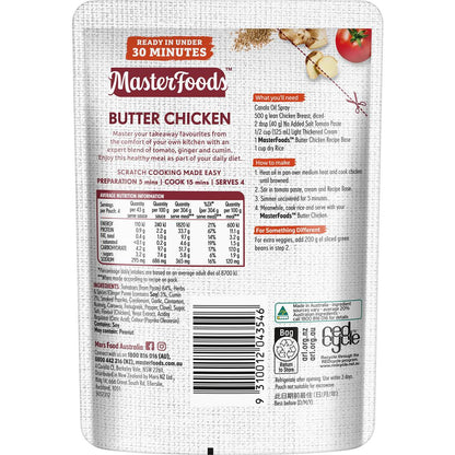 MasterFoods Butter Chicken Recipe Base 175g