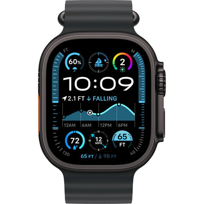 Apple Watch 49mm [Black] Ocean Band Extension [Black Titanium Finish]