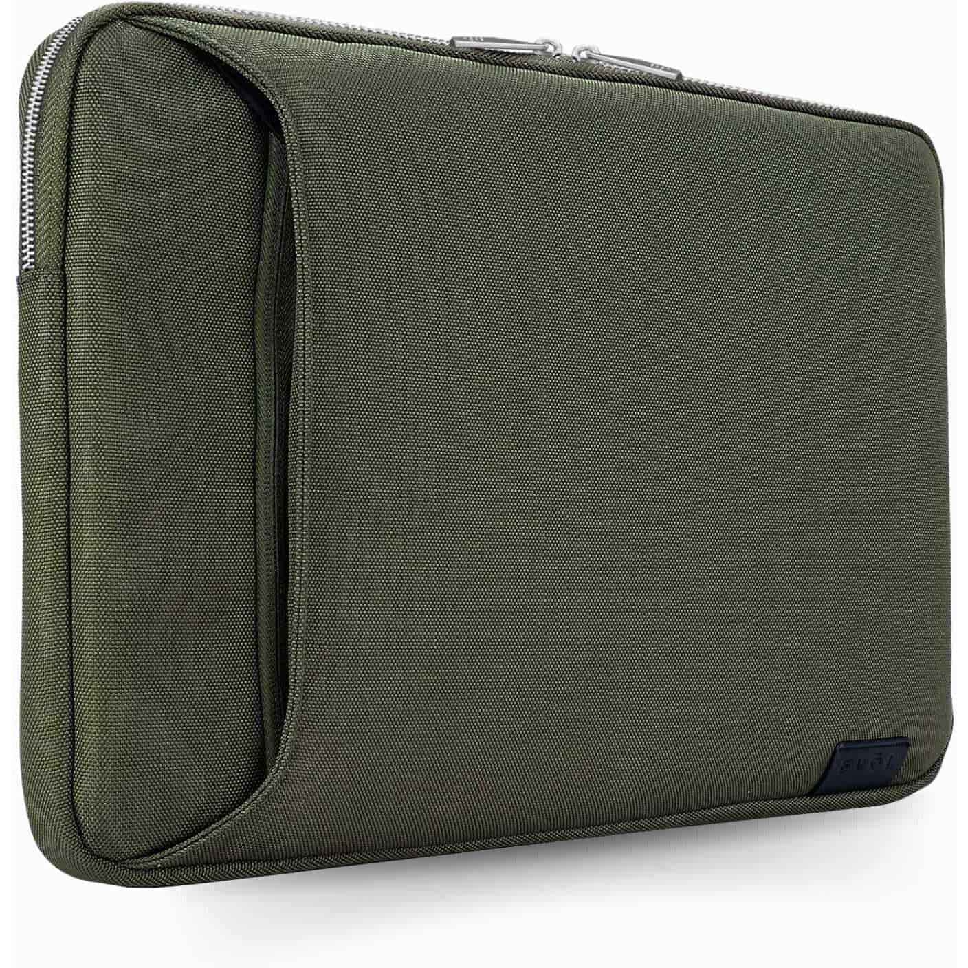 Generation Earth Berlin Recycled 15.6-16" Laptop Sleeve (Olive/Silver)