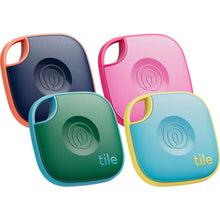 Tile Mate Bluetooth Tracker 2024 (Colour 4 Pack)