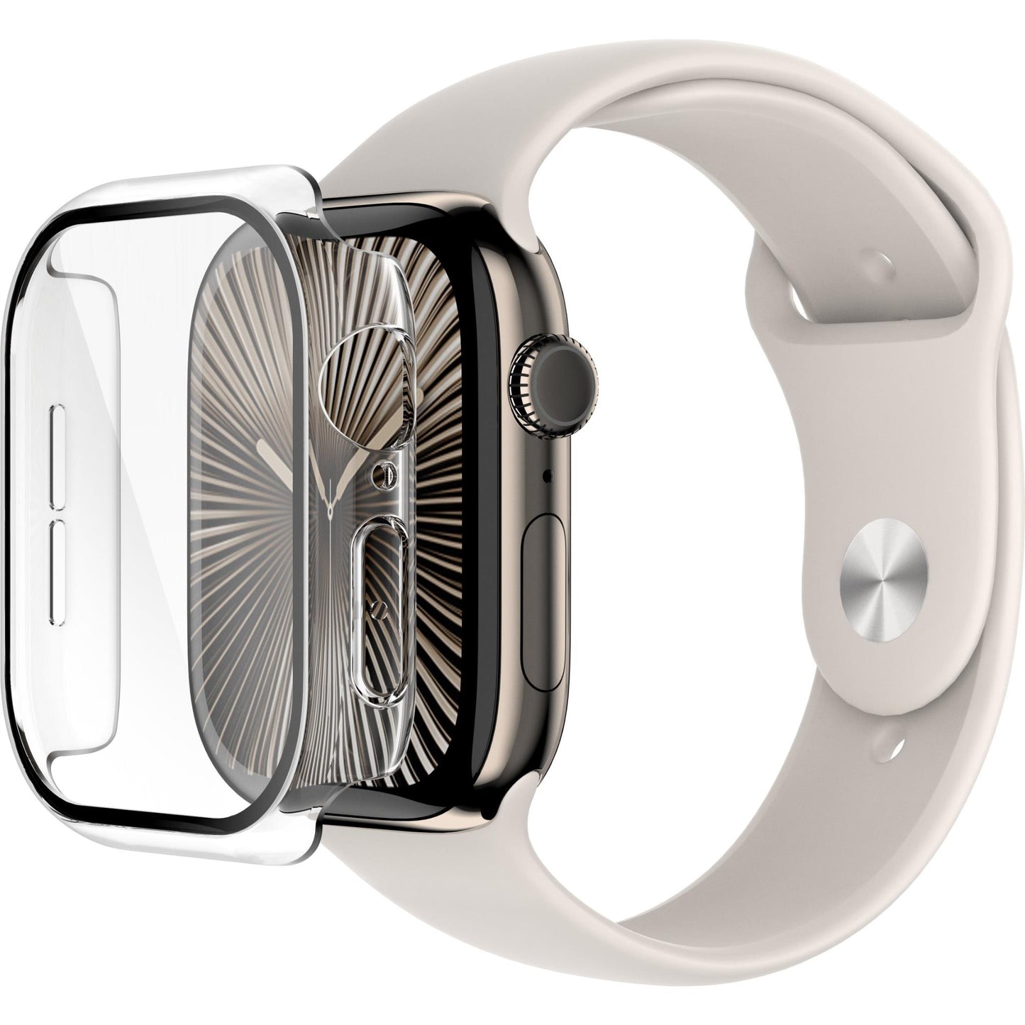 Belkin ScreenForce TemperedCurve 2-in-1 Screen Protector for Apple Watch Series 10 46mm (Clear)