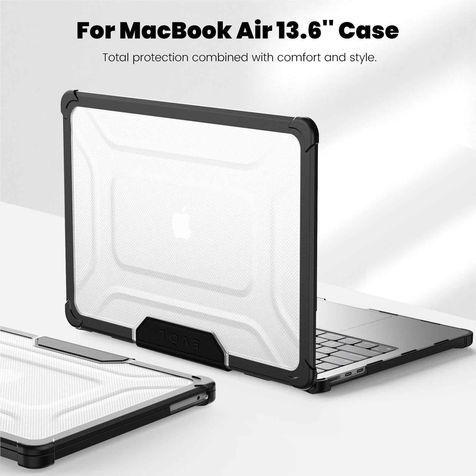 EVOL Protect Macbook Air 13" M4/M3/M2 Hardshell Cover (Black)