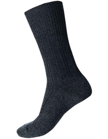 90% Fine Merino Wool Winter Health Over The Calf Socks in Charcoal