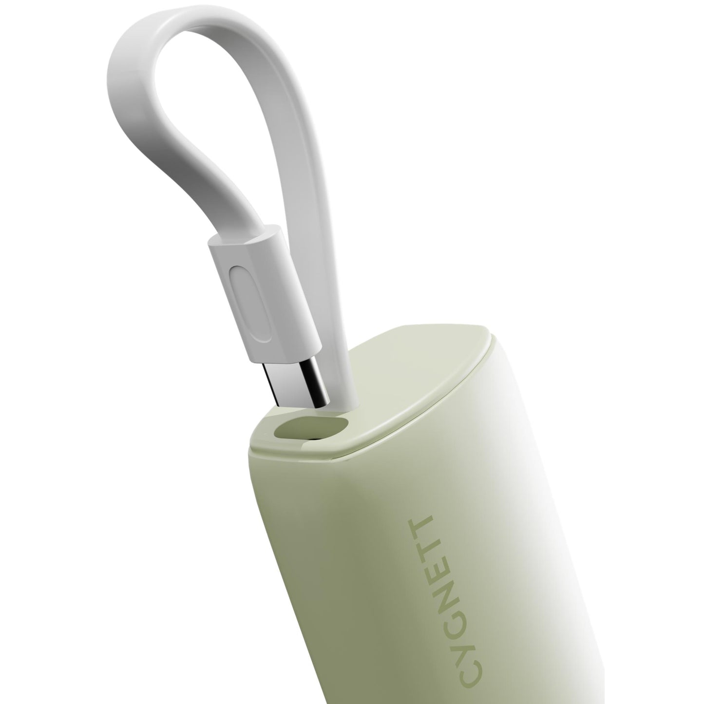 Cygnett Charge Connect 5K Power Bank with Integrated USB-C Cable (Green)