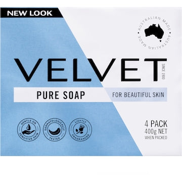 Velvet Pure Bar Soap Pure 4 pack