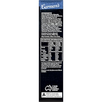 Carman's Nut Bars Greek Style Yoghurt Blueberry & Cashew 5 pack