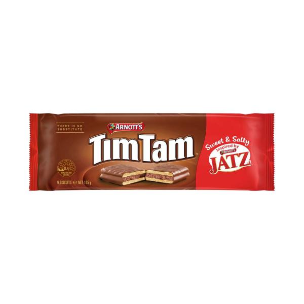 ARNOTTS TIM TAM JATZ BISCUITS 165G