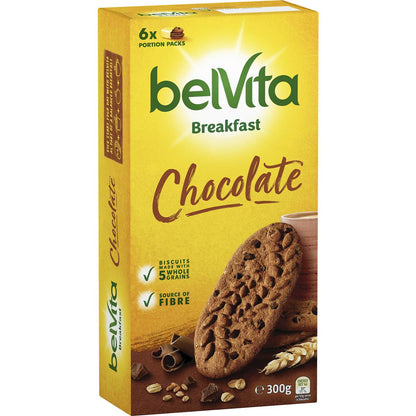 Belvita Chocolate Breakfast Biscuits 6 Pack 300g