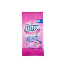 COLES ULTRA ANTIBACTERIAL MULTIPURPOSE BIODEGRADABLE  WIPES LYCHEE BLOOM 100 PACK