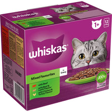 Whiskas 1+ Years Mixed Favourites In Gravy 12 x85g