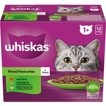 Whiskas 1+ Years Mixed Favourites In Gravy 12 x85g
