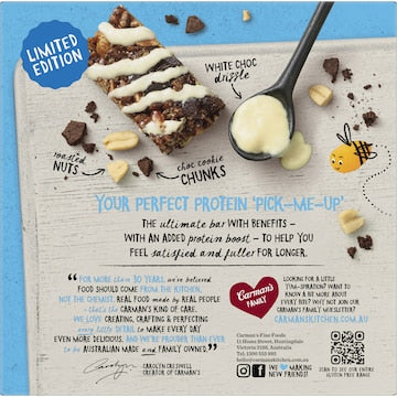 Carman's Protein Bars Cookies & Cream Limited Edition 5 pack
