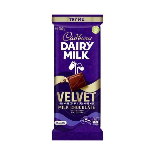 Dairy Milk Velvet Block Chocolate