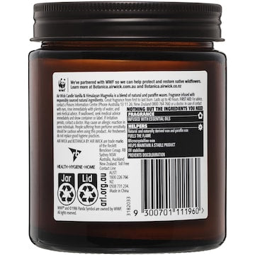 Botanica Vanilla & Himalayan Magnolia Candle 205g