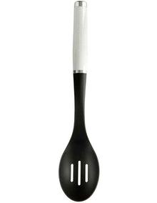Classic Slotted Nylon Spoon in White