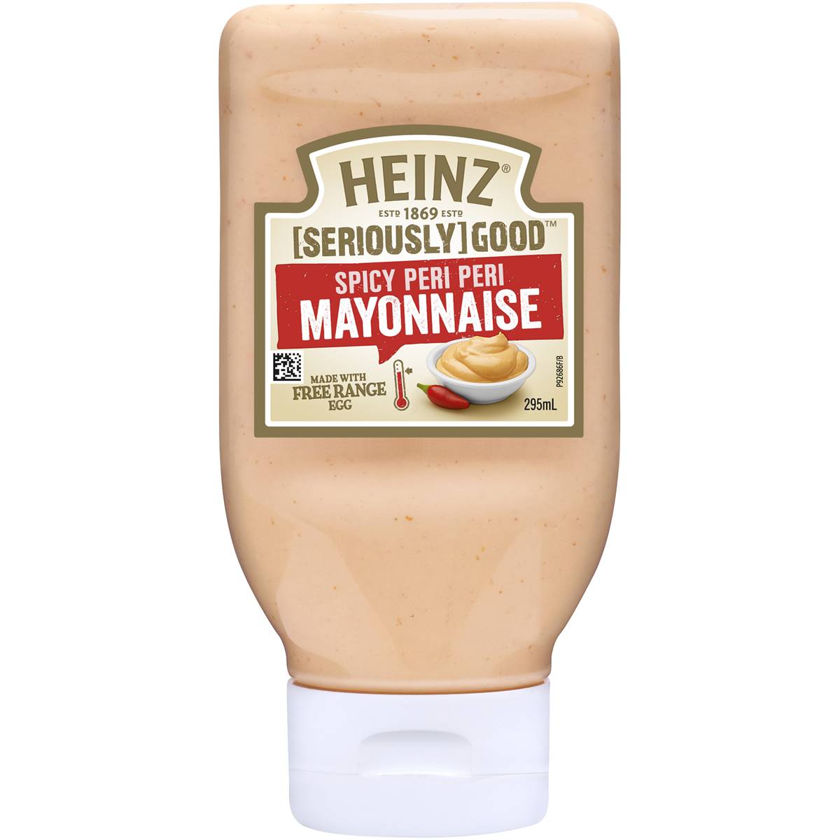 Heinz Seriously Good Spicy Peri Peri Flavoured Mayonnaise 295mL