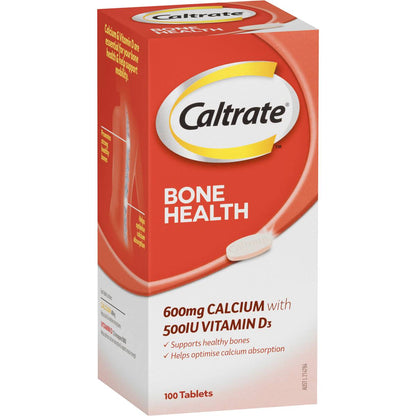 Caltrate 500iu Bone Health Tablets 100 Pack
