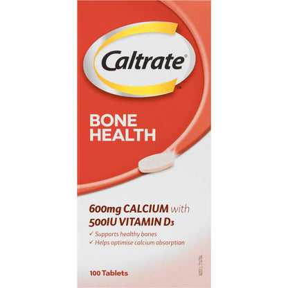 Caltrate 500iu Bone Health Tablets 100 Pack