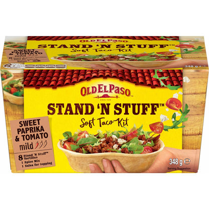 Old El Paso Stand 'n Stuff Soft Taco Kit Mexican Style 348g
