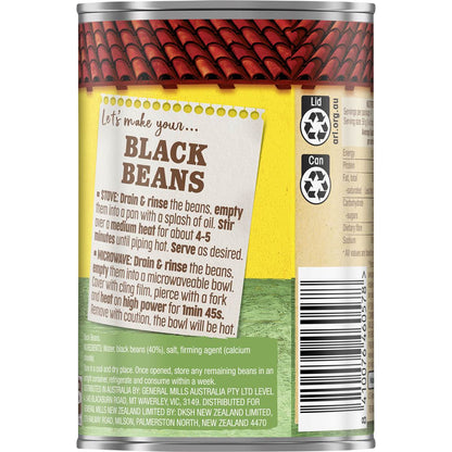 Old El Paso Black Beans 425g