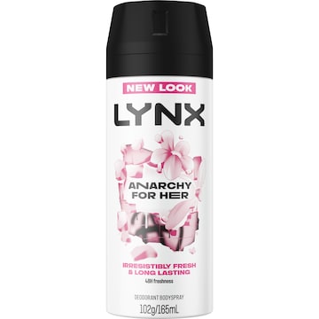 Lynx Women Deodorant Body Spray Anarchy For Her 165mL