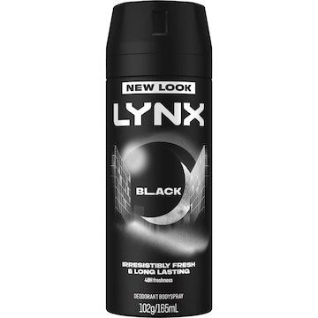 Lynx Deodorant Body Spray Black 165mL