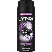 Lynx Deodorant Body Spray Black Night 165mL