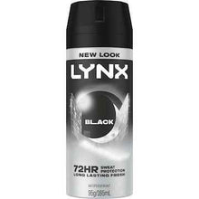 Lynx 72hr Deodorant Body Spray Black 165mL