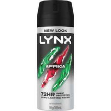 Lynx 72hr Deodorant Body Spray Africa 165mL