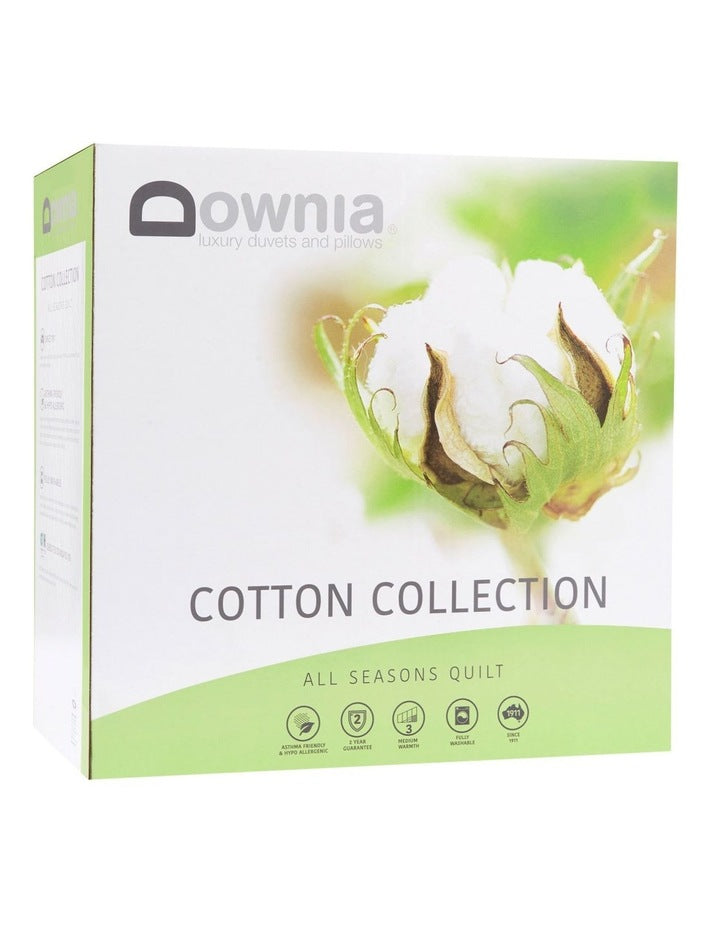 Cotton Collection All Seasons Quilt in White