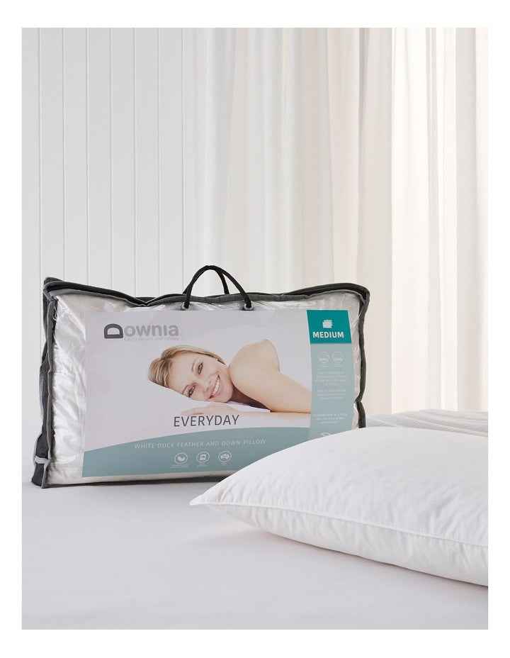 Everyday Duck Feather and Down Pillow in White