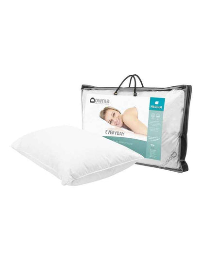 Everyday Duck Feather and Down Pillow in White
