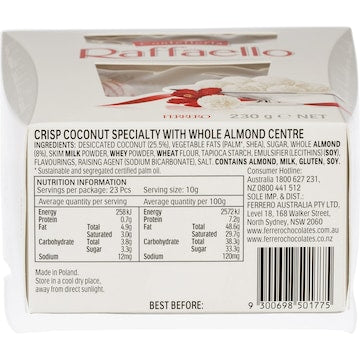 Raffaello Coconut & Almond Gift Box Ballotin 230g