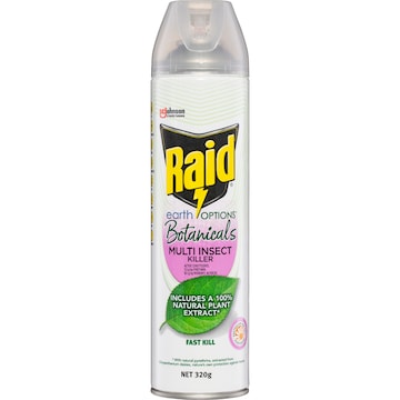 Raid Earth Options Botanicals Multi Insect Killer Spray 320g